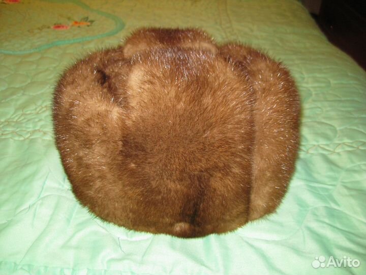Шапка норковая б/у