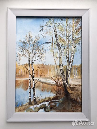 Картина акварелью 