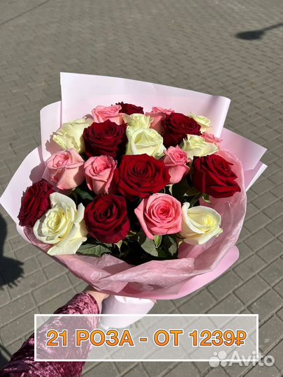 101 роза букет