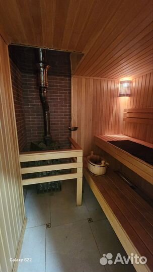 Семейная новая баня с горячим бассейном и Купелью