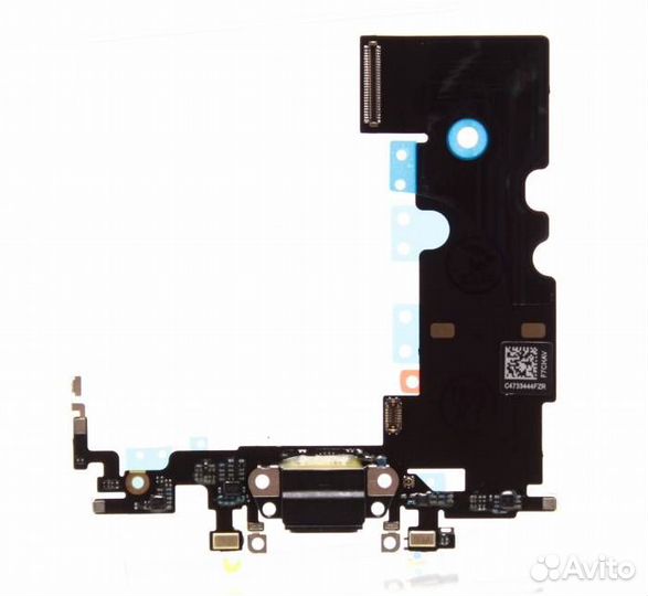 Шлейф iPhone 8 + Разъем зарядки + Разъем наушников