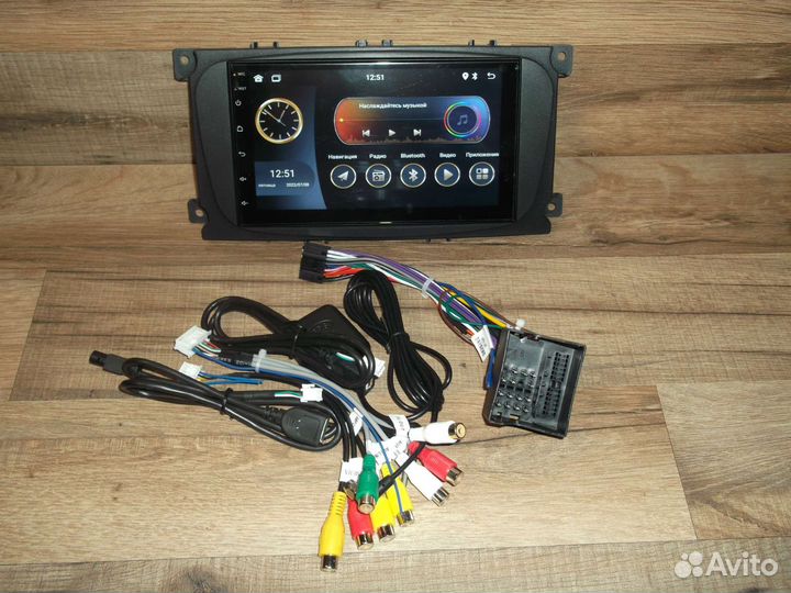 Магнитола Ford Focus 2/Mondeo 4 Android GPS WiFi