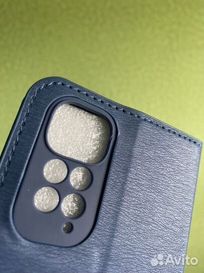 Чехол книжка xiaomi redmi note 11/11s синий