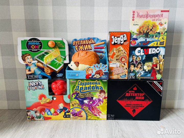 Новые игры Пугливый ежик, Jenga, Имаджинариум и др