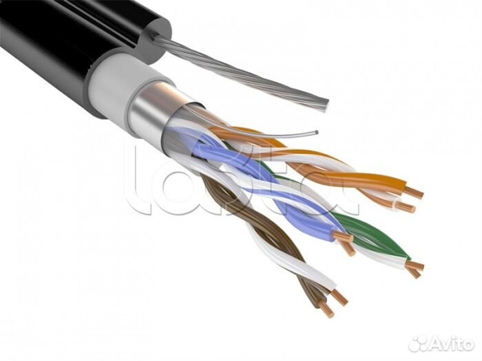 Кабель utp с тросом
