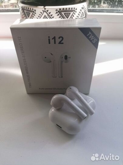 Беспроводные наушники i12 tws