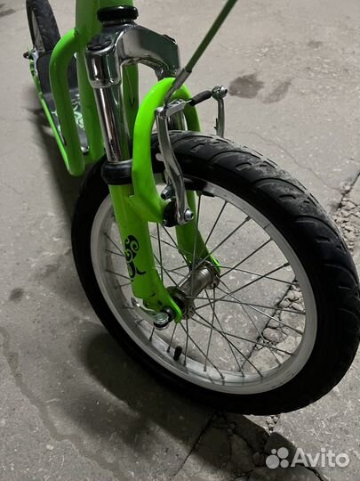 Самокат с большими колёсами