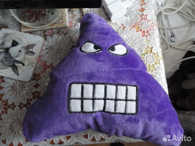 Монстрик, детская мягкая подушка (5+)