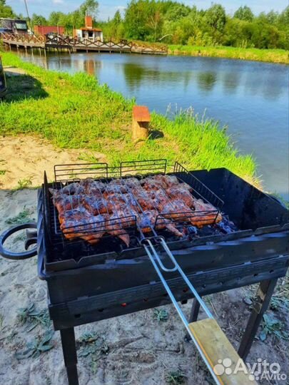 Беседка с мангалом/рыбалкой в аренду