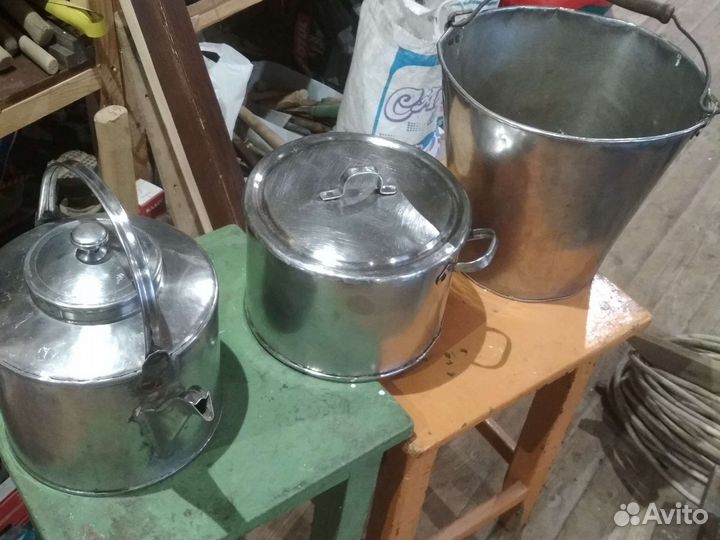 Ведро,кастрюля,чайник