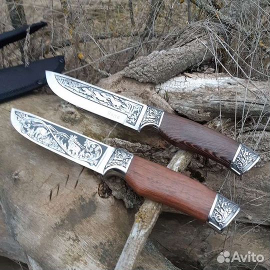 Нож охотничий Олень Волк