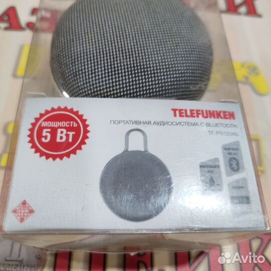 Блютуз колонка Telefunken tf-ps1234b