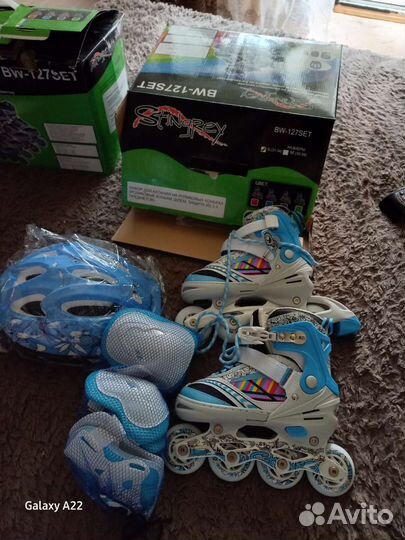 Роликовые коньки детские раздвижные