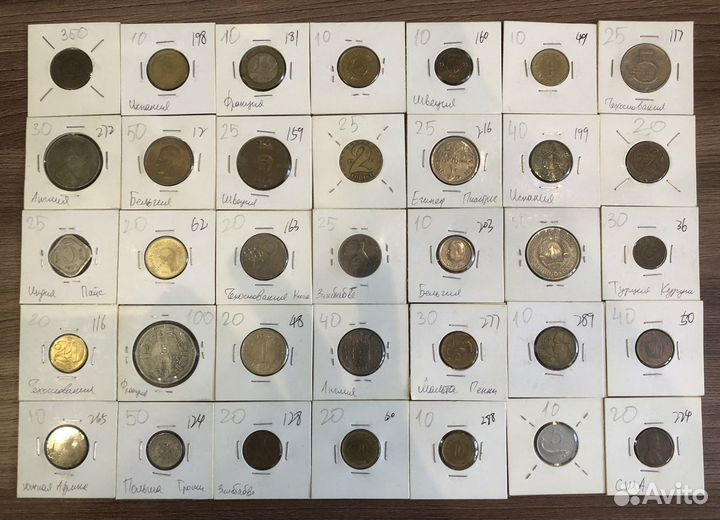 Большой набор монет