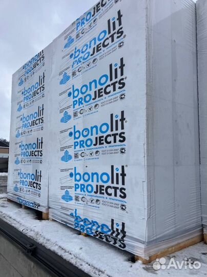 Газосиликатные блоки Bonolit с доставкой