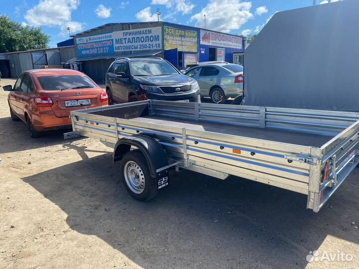 Прицеп легковой 817717.022 мзса с опорным колесом