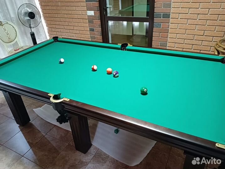 Установка и перетяжка бильярдного стола