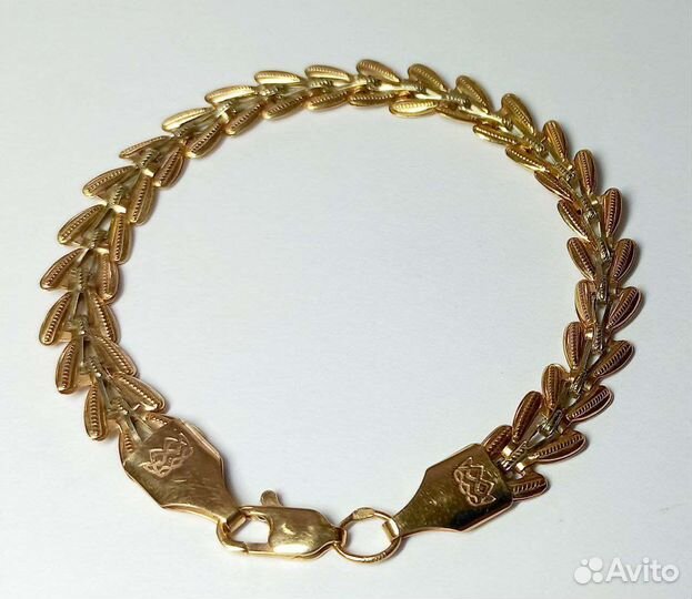 Золотой женский браслет
