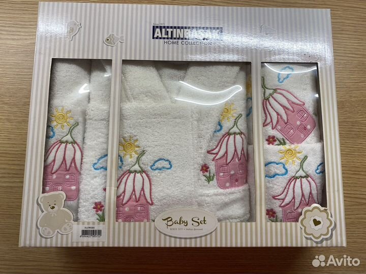 Банный комплект для новорожденного