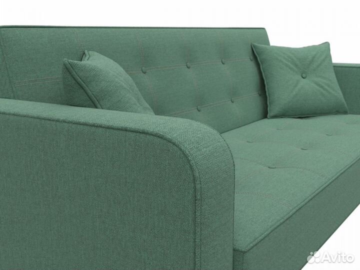 Диван-книжка Тур, рогожка, амур зеленый. Москва