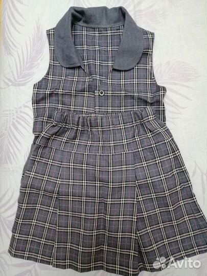 Школьная форма для девочки 122 128 серая