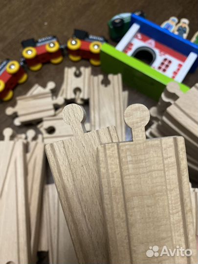 ELC и IKEA Деревянная железная дорога