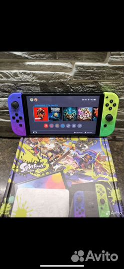 Nintendo switch oled splatoon 3 прошитая