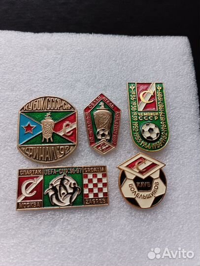Значки Спартак футбол- хоккей