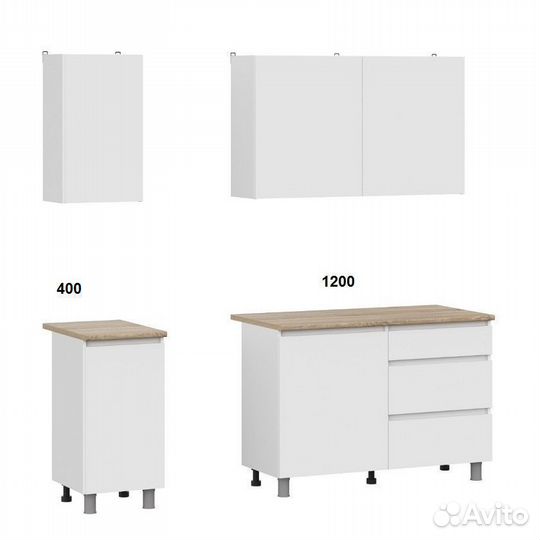 Готовая кухня со столешницей 1600