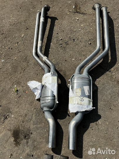 Новый выхлоп BMW e38 750