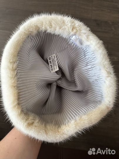 Шапка норковая женская