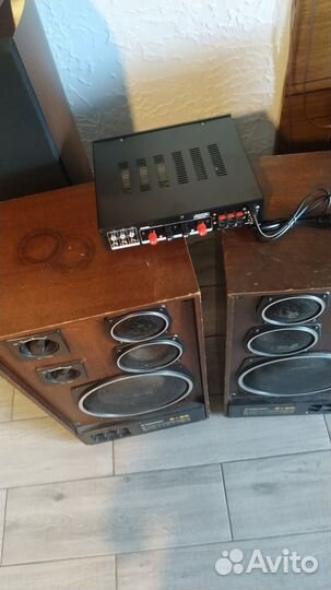 Ресивер новый с блютуз и колонки с90 пара