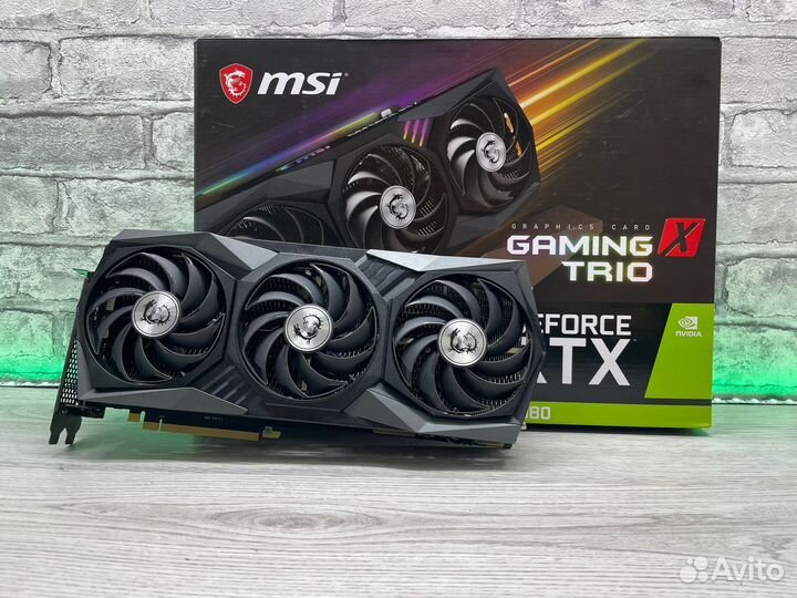 Видеокарта MSI GeForce RTX 3080 gaming X trio