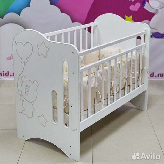 Кровать для новорожденных 120*60