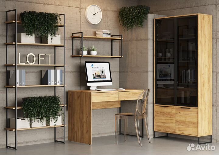 Шкаф-витрина loft шк-002