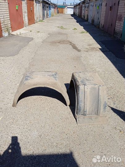 Подкрылки задние на газель