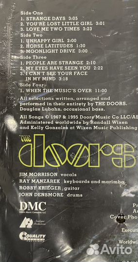 The Doors Strange Days HQ 45RPM 2LP