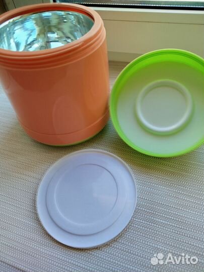 Термос с широким горлом, 1 литр