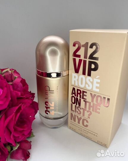 Парфюм Carolina Herrera 212 VIP Rose 80ml (Euro)