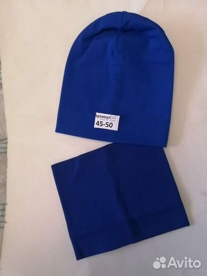 Комплект шапка и снуд