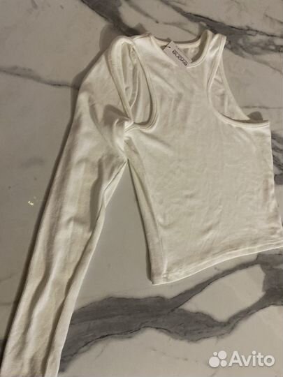 Лонслив женский на одно плечо