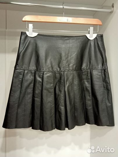 Кожаная юбка (б/у)