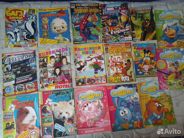 Журналы Marvel, Багз Банни, Дисней, Смешарики