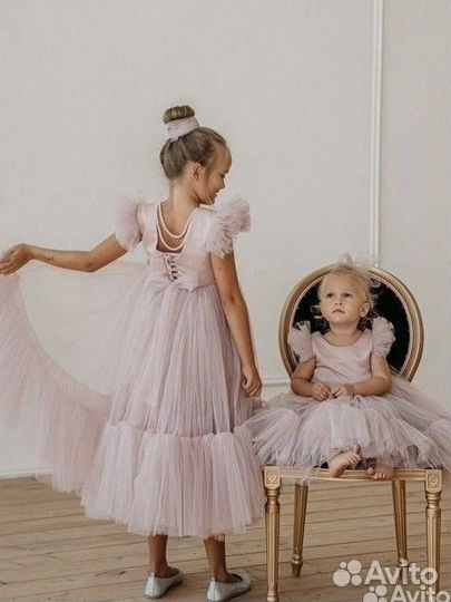 Детское нарядное платье на 1 год (напрокат)