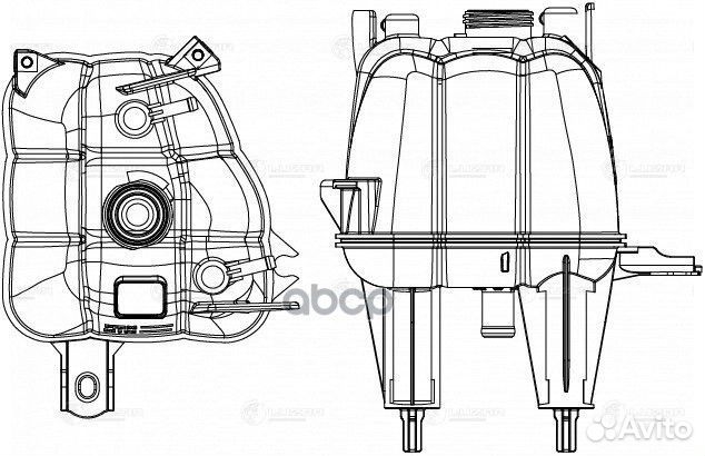 LET 2005 Бачок расширит. охл. жидкости peugeot