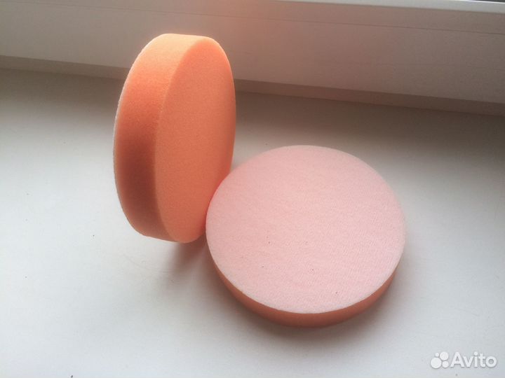 Круги полировальные поролон-липучка 125 мм, 31 шт