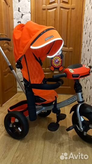 Велосипед с родительской ручкой