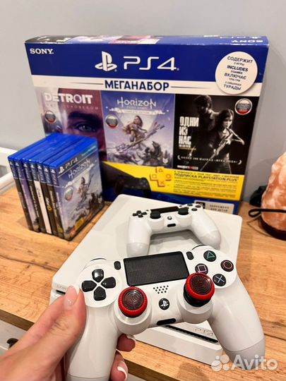 Ps4 slim с играми