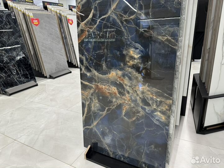 Керамогранит/ плитка 120х60 синий