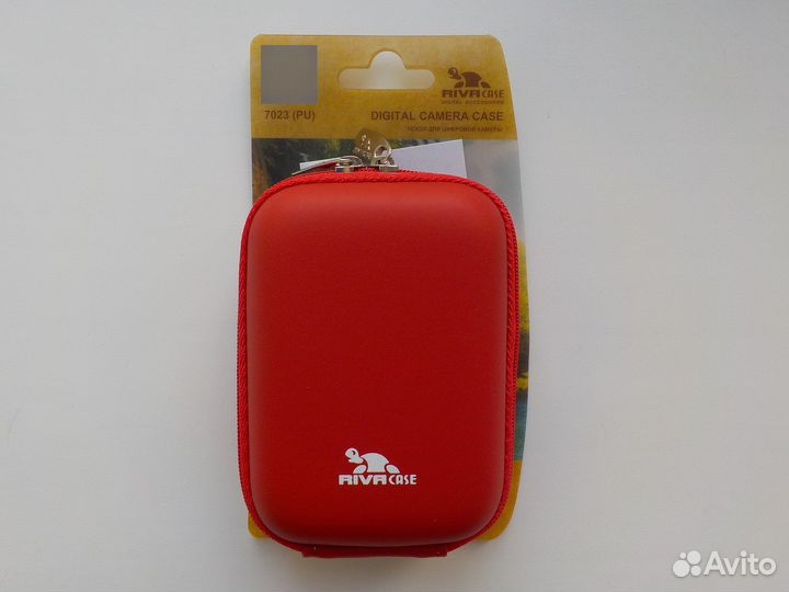 Чехол для фотоаппарата RivaCase красный, серый